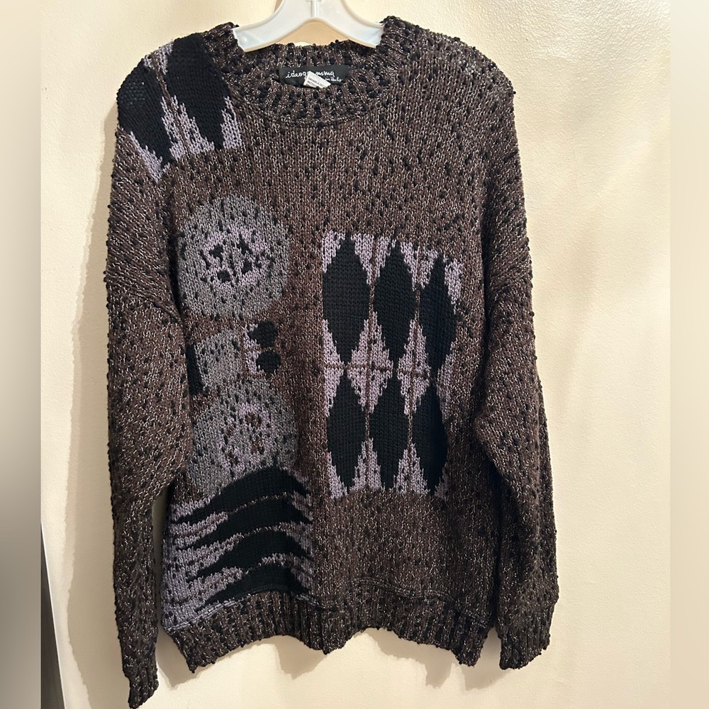 NWOT Vintage 100% Wool Ideogromma Made In Italy Men/Unisex Sweater - Size L